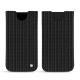 Apple iPhone Xs Max leather pouch - Abaca nero
