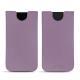 가죽 커버 Apple iPhone Xs Max - Lilas PU