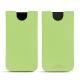 가죽 커버 Apple iPhone Xs Max - Vert olive PU