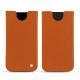 Pochette cuir Apple iPhone Xs Max - Orange vibrant