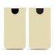 Lederschutzhülle Apple iPhone Xr - Beige ( Nappa - Pantone 7502C ) 