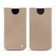 Pochette cuir Apple iPhone Xr - Taupe vintage ( Pantone 7530C ) 
