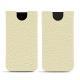 Pochette cuir Apple iPhone Xr - Ivoire ( Sleek P C12 - White ) 