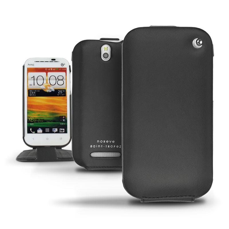 Funda de piel HTC One SV  - Noir ( Nappa - Black ) 