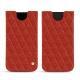 Funda de piel Apple iPhone Xr - Papaye - Couture ( Pantone 180C ) 