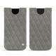 Funda de piel Apple iPhone Xr - Acier vintage - Couture