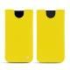 レザーケース Apple iPhone Xr - Jaune fluo