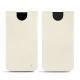 Custodia in pelle Apple iPhone Xr - Blanc escumo