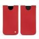 Pochette cuir Apple iPhone Xr - Rouge troupelenc