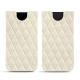 レザーケース Apple iPhone Xr - Blanc escumo - Couture