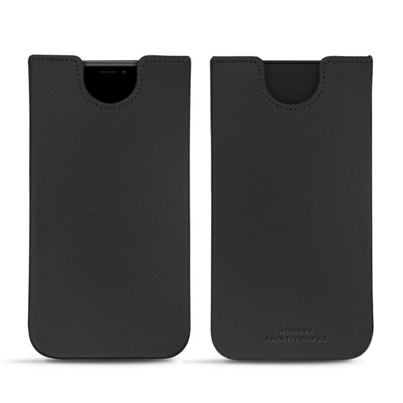 レザーケース Apple iPhone Xr - Noir PU