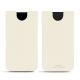 Apple iPhone Xr leather pouch - Blanc PU