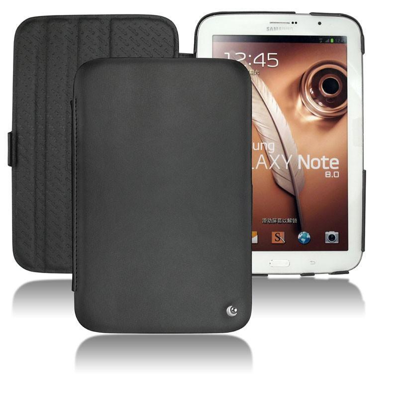 Custodia in pelle Samsung GT-N5100 Galaxy Note 8.0  - Noir ( Nappa - Black ) 