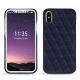 Funda de piel Apple iPhone X - Cobalt - Couture ( Pantone 2766C ) 