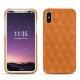 Capa em pele Apple iPhone X - Mandarine vintage - Couture