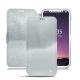 Funda de piel Apple iPhone X - Platinium ( Pantone 877C ) 