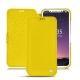 가죽 커버 Apple iPhone X - Jaune fluo