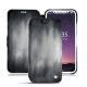 Custodia in pelle Apple iPhone X - Gris Patine