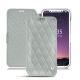 가죽 커버 Apple iPhone X - Gris - Couture ( Nappa - Pantone W428C ) 
