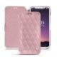 Housse cuir Apple iPhone X - Rose - Couture ( Nappa - Pantone 2365C ) 
