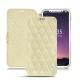 Housse cuir Apple iPhone X - Ivoire - Couture ( Sleek P C12 - White ) 