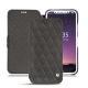 Apple iPhone X leather case - Anthracite - Couture ( Pantone 424C ) 