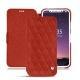 Custodia in pelle Apple iPhone X - Papaye - Couture ( Pantone 180C ) 
