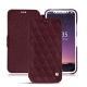 Capa em pele Apple iPhone X - Lie de vin - Couture ( Pantone 5115C ) 