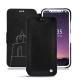 Apple iPhone X leather case - Negre poudro