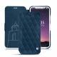 Housse cuir Apple iPhone X - Blu mediterran - Couture
