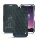 Apple iPhone X leather case - Blu marino - Couture