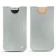 Funda de piel Apple iPhone X - Gris ( Nappa - Pantone W428C ) 