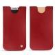 Apple iPhone X leather pouch - Rouge ( Nappa - Pantone 199C ) 