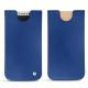 Pochette cuir Apple iPhone X - Bleu océan ( Nappa - Pantone 293C ) 