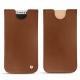 Custodia in pelle Apple iPhone X - Marron ( Nappa - Pantone 1615C ) 
