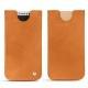 가죽 커버 Apple iPhone X - Mandarine vintage ( Pantone 165C ) 