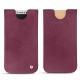 Funda de piel Apple iPhone X - Prune vintage ( Pantone 512C ) 