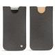 가죽 커버 Apple iPhone X - Anthracite ( Pantone 424C ) 