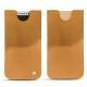 Pochette cuir Apple iPhone X - Or Maïa ( Pantone 871C ) 