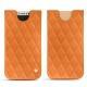 Capa em pele Apple iPhone X - Orange - Couture ( Nappa - Pantone 1495U ) 