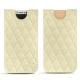 가죽 커버 Apple iPhone X - Ivoire - Couture ( Sleek P C12 - White ) 