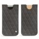 Capa em pele Apple iPhone X - Anthracite - Couture ( Pantone 424C ) 