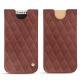 Apple iPhone X leather pouch - Passion vintage - Couture