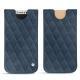 가죽 커버 Apple iPhone X - Jean vintage - Couture