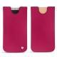 Capa em pele Apple iPhone X - Rose fluo