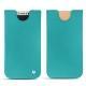 Capa em pele Apple iPhone X - Bleu fluo