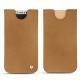 Apple iPhone X leather pouch - Castan esparciate