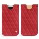 가죽 커버 Apple iPhone X - Rouge troupelenc - Couture