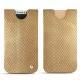 Pochette cuir Apple iPhone X - Serpent sabbia