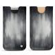Funda de piel Apple iPhone X - Gris Patine